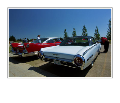 Plymouth Fury and Ford Thunderbird