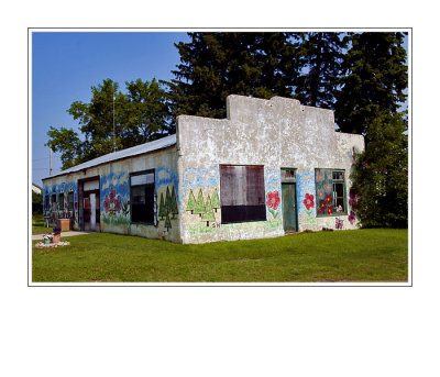 Grafitti Covered Building