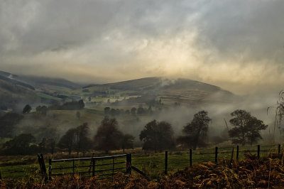 1569. Mist rising at Glen Prosen