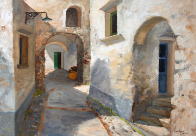 An alley in Capri