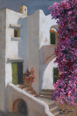 Capri's bouganvillea