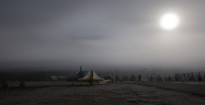 Valemount Airport, Moonlight & Fog (Valemount_101813_005-1.jpg)