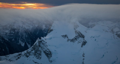 Sunset At Dome Peak <br>(DomeSpire_121113-19-1.jpg)