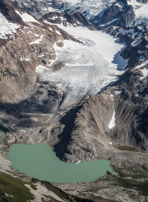 Glaciers From Snowking to Formidable to Suiattle River