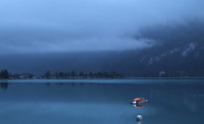 Quiet morning of Lake Brienz, 1