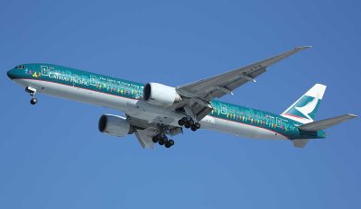 Cathay's new Spirit of HK special livery