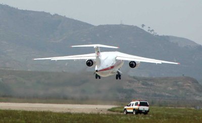 An-148 taking off from FNJ