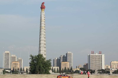 The Tower of Juche Ideas (主体思想塔）