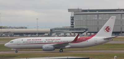 Air Algeria B-737-800 at LHR