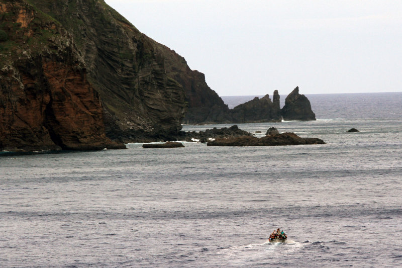 Pitcairners (good & bad) returning to their unusual island to await the other 4 cruise ships scheduled to visit in 2016.