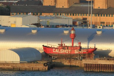 In Southampton, Ruth spied the old Calshot Spit lightship.