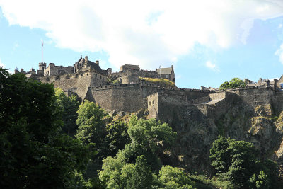The mighty Edinburgh Castle.