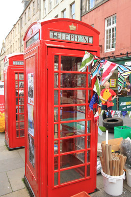 Ah yes, if it's the UK, there will be red phone booths!