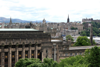 View of city from Calton Hill 