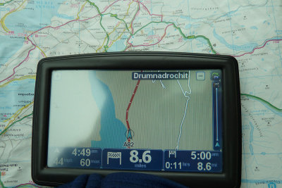 My TomTom worked in Scotland and helped get us off the beaten track.However, it was NOT able to find Nessie!