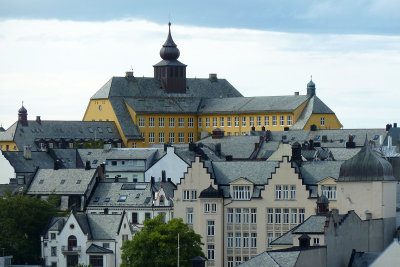 Awoke in beautiful Aalesund, Norway, a city rebuilt in art nouveau style after a devastating fire in 1904.