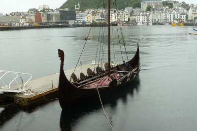 After lunch I went back out, as did Howard.  Here's a viking boat at the Fish Museum 