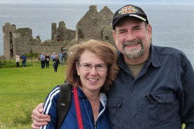Ruth & Howard at Dunluce by Mya, who was also on a City & Causeway tour