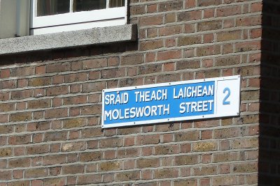 We took the city shuttle to Kildare Street. Beth, this street was near by!!