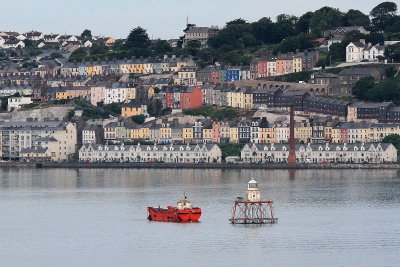 Spit Bank Lighthouse and Cobh