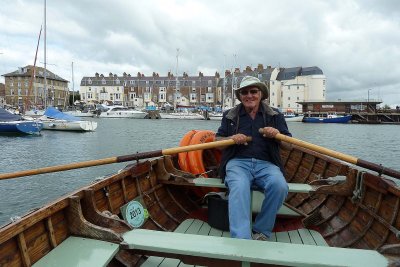 Took the shuttle to Weymouth & found the rowboat for 1 euro over to the beach area