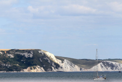 White cliffs viewed from ship 2pm