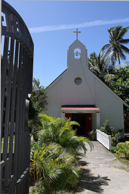 Navareth Lutheran church, Cruz Bay, St. John (not far from the web cam at Pig & Whistle)