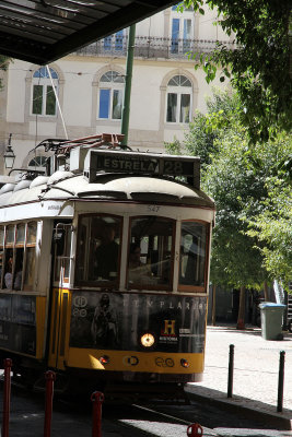 LISBON: The infamous, crowded & tourist-filled  #28 tram. Watch your pockets & belongings.