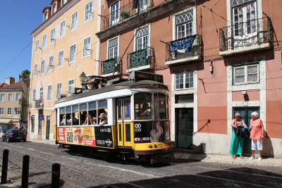 No trip to Lisbon would be complete without a ride on crowded tram # 28
