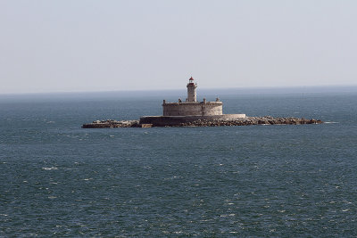  Bugio lighthouse outside Lisbon at Atlantic