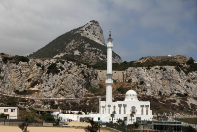 Went to Europa Point to see mosque built for people working on the Rock