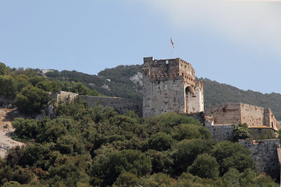 In the city: Moorish Castle on the Rock taken from North Bastion