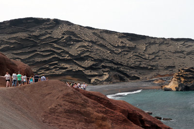 El Golfo. Did the short walk to Charco de Los Clicos while Howard got a drink & chatted with some folks