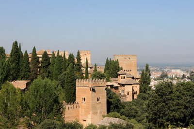 Woke up in Motril, Spain & took Spain Day Tours trip to Granada for Alhambra visit. Here's 1st sighting by Howard.