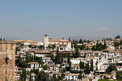 Granada from Alhambra Palace