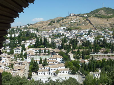 The group was then taken to the Albaicin (Old Town, pictured here; photo by Howard)