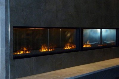 Fireplace view from inside 