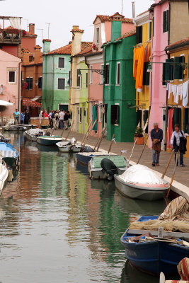 Burano is known for color and lace, although some of the small scarves I saw there were available for $4 on eBay!