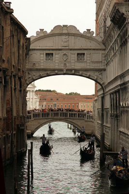 Bridge of Sighs from bridge north of Riva bridge closest to Rio