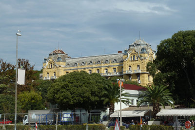  Former hotel viewable from tender pier Pula