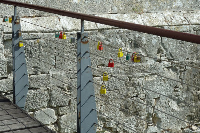  A European thing - putting locks in public places to show your love