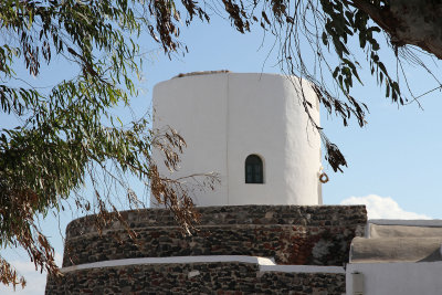 Old windmill Oia by Center