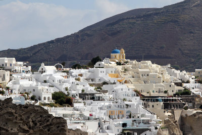 View from walk back to ATV in Oia