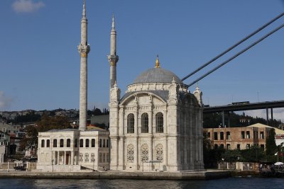 Ortakoy Mosque, Euro side of Bosporus.