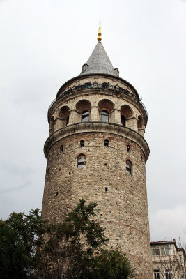  Galata Tower from off of Istiklal Street.