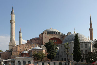 Hagia Sophia was prettier to me than Blue Mosque