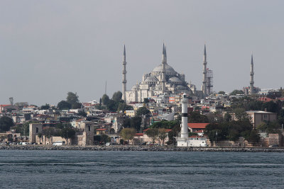 Blue Mosque & Ahirkapi lighthouse from ferry