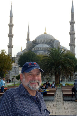 Howard at Blue Mosque.