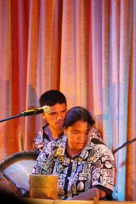 Award-winning show Tama Nui in Ori Tahiti was presented on MV Marina by local troupe that night  