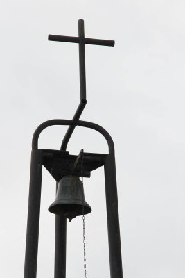 Belltower near Catholic church